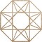 Ekena Millwork Guardian Wood Fretwork Pierced Ceiling Medallion, Red Oak, 26"OD x 10 1/8"ID x 1/4"T CMWP26X26X0250GDRO - alternate 1